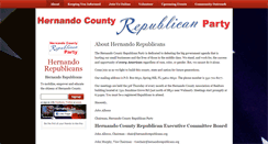 Desktop Screenshot of hernandorepublicans.org